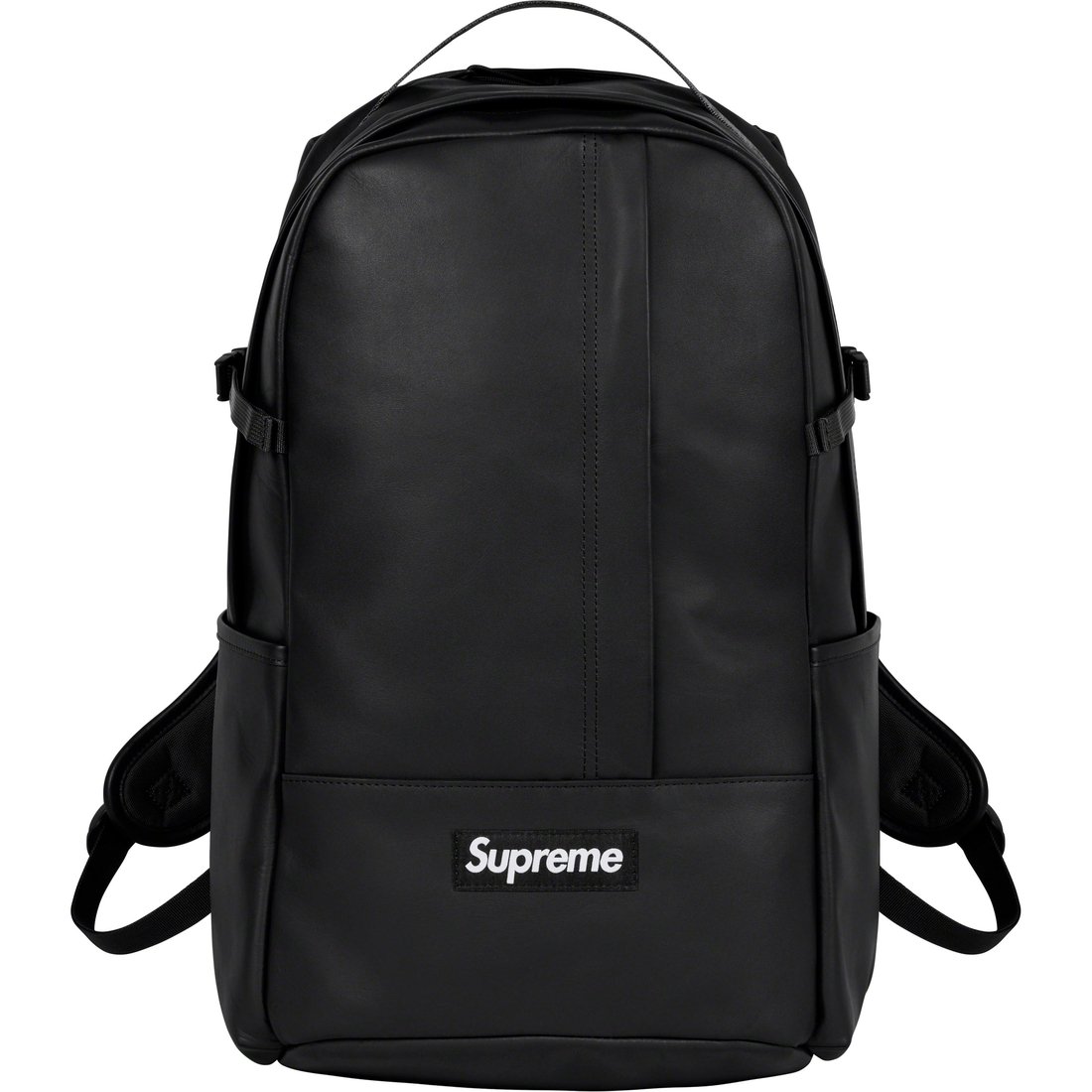 Supreme Leather Backpack (FW23) - Black - $298