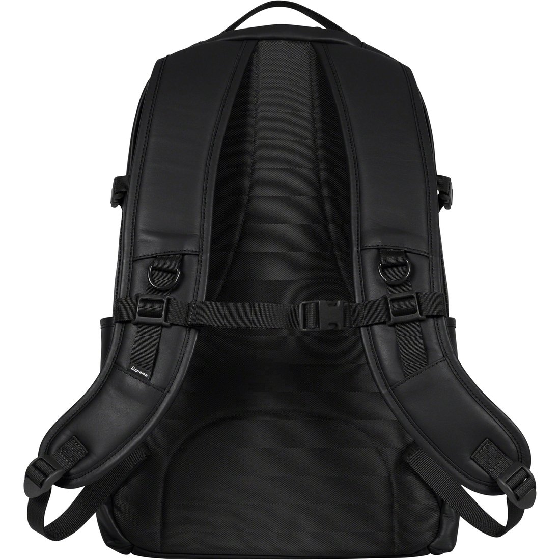 Details on Leather Backpack Black from fall winter
                                                    2023 (Price is $298)