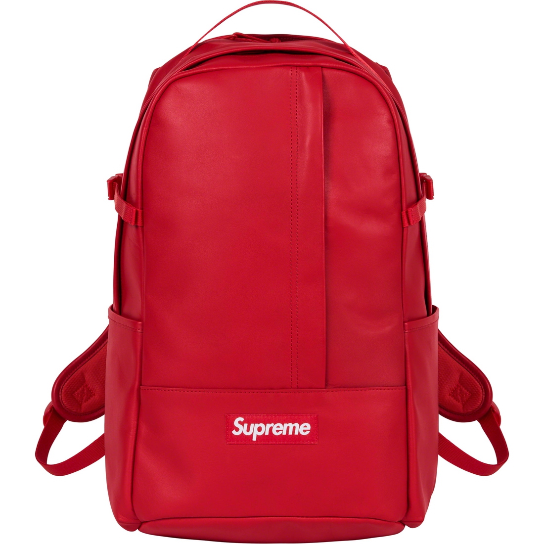 Details on Leather Backpack Red from fall winter
                                                    2023 (Price is $298)