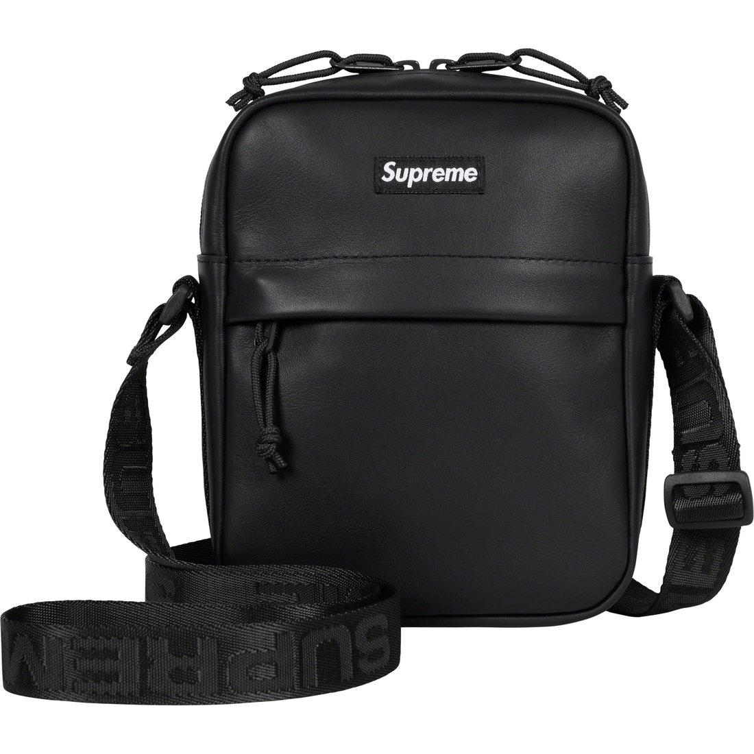 Details on Leather Shoulder Bag Black from fall winter
                                                    2023 (Price is $110)