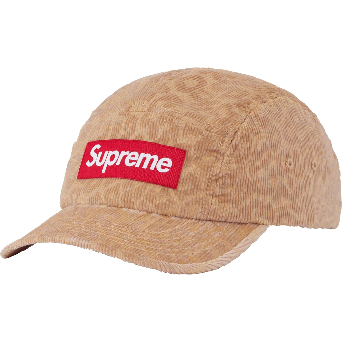 Details on Leopard Corduroy Camp Cap Beige from fall winter
                                                    2023 (Price is $54)