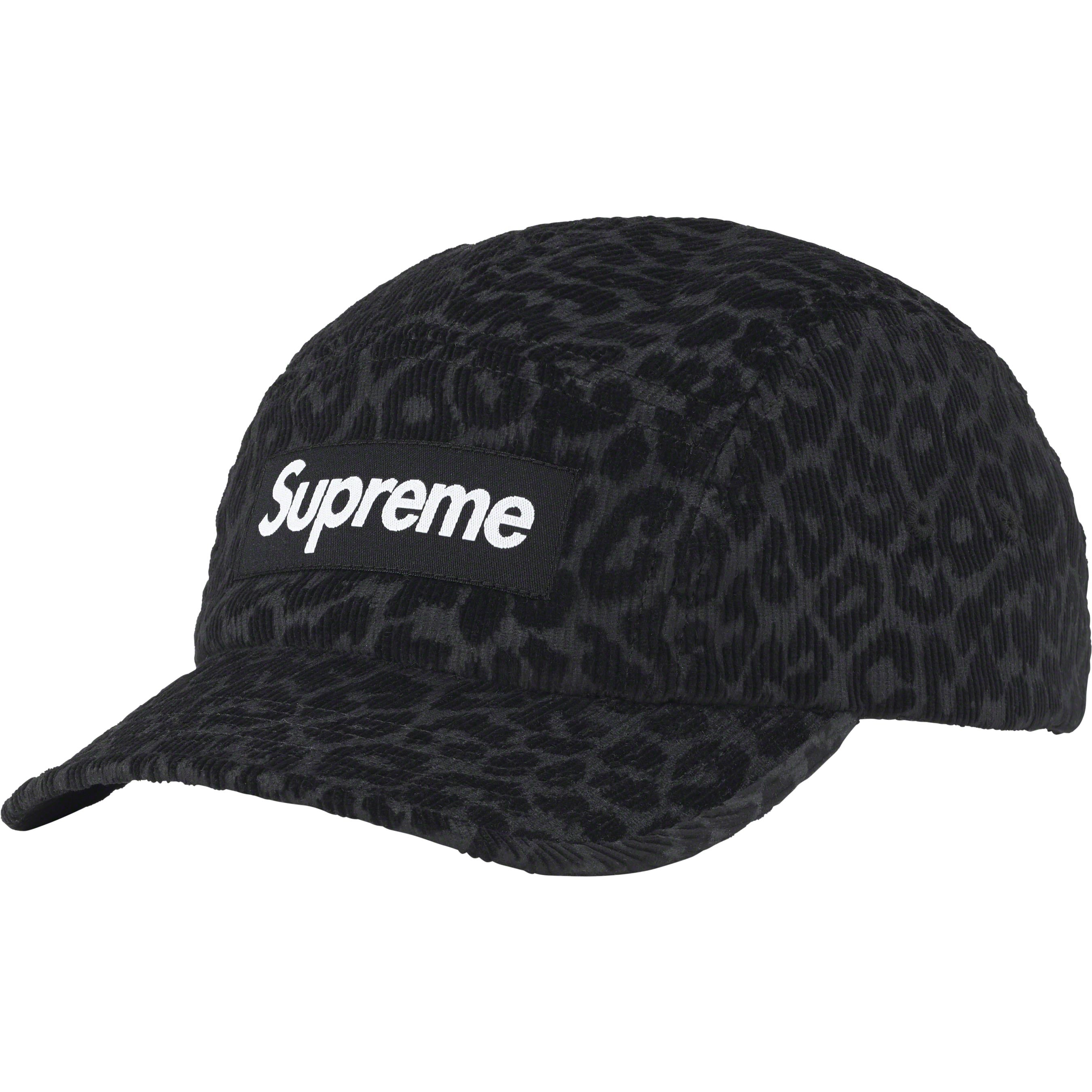 Leopard Corduroy Camp Cap - fall winter 2023 - Supreme