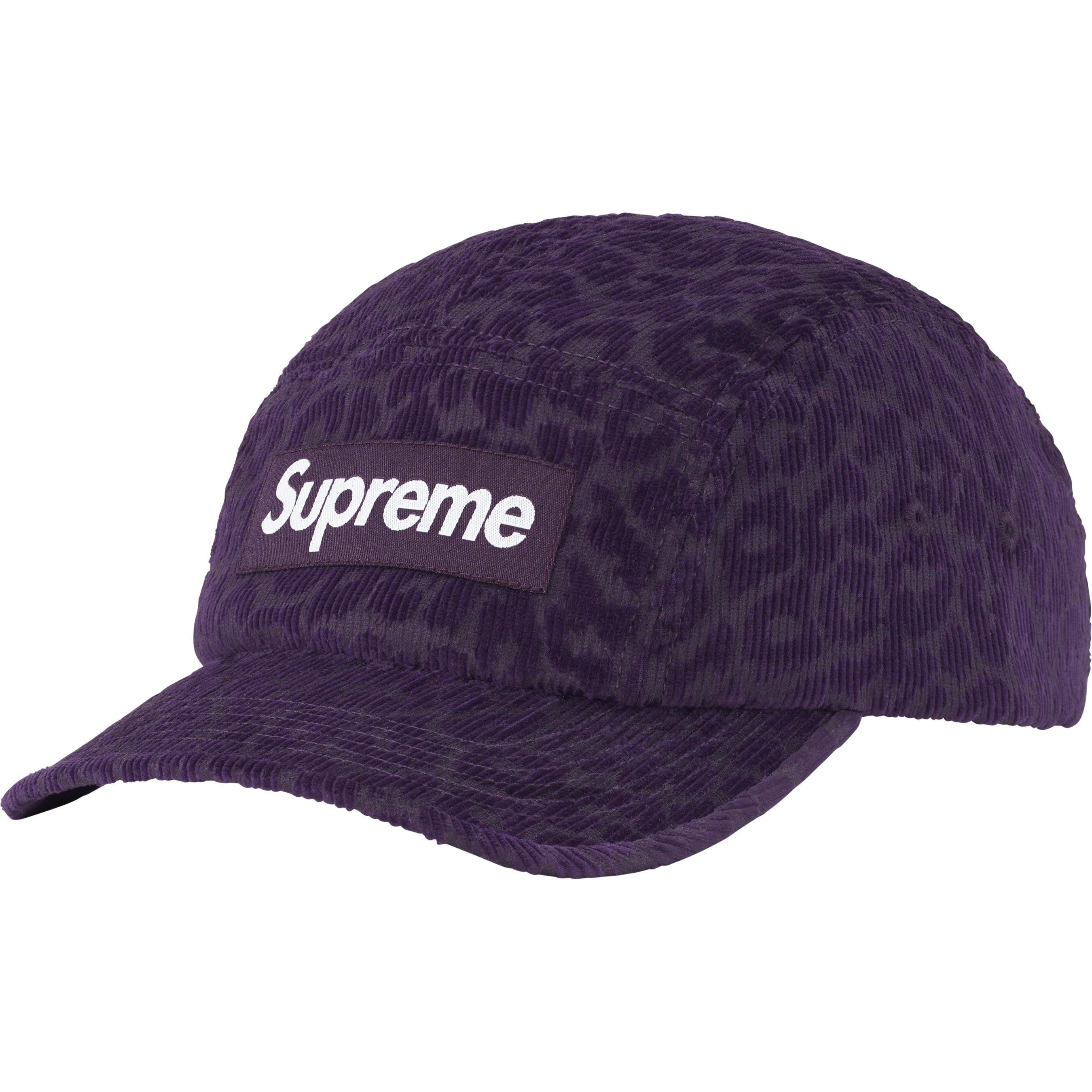 Leopard Corduroy Camp Cap - fall winter 2023 - Supreme