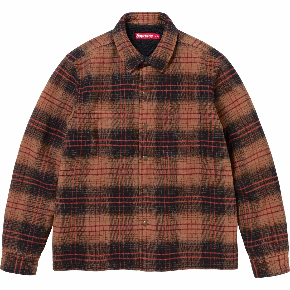 Details on Lined Flannel Snap Shirt Black from fall winter
                                                    2023 (Price is $148)