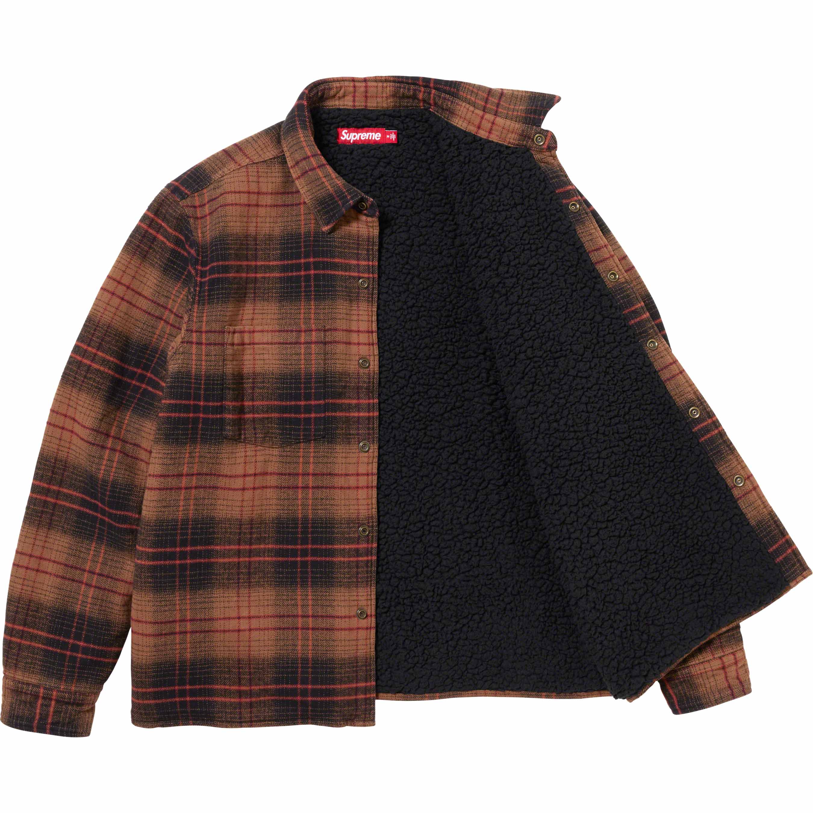 Lined Flannel Snap Shirt - fall winter 2023 - Supreme