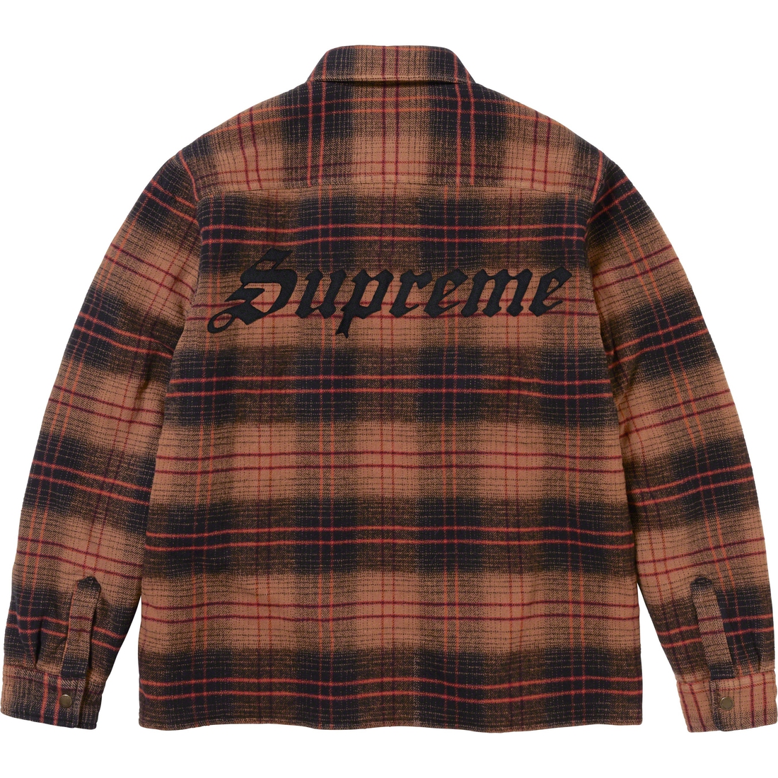 Details on Lined Flannel Snap Shirt Black from fall winter
                                                    2023 (Price is $148)