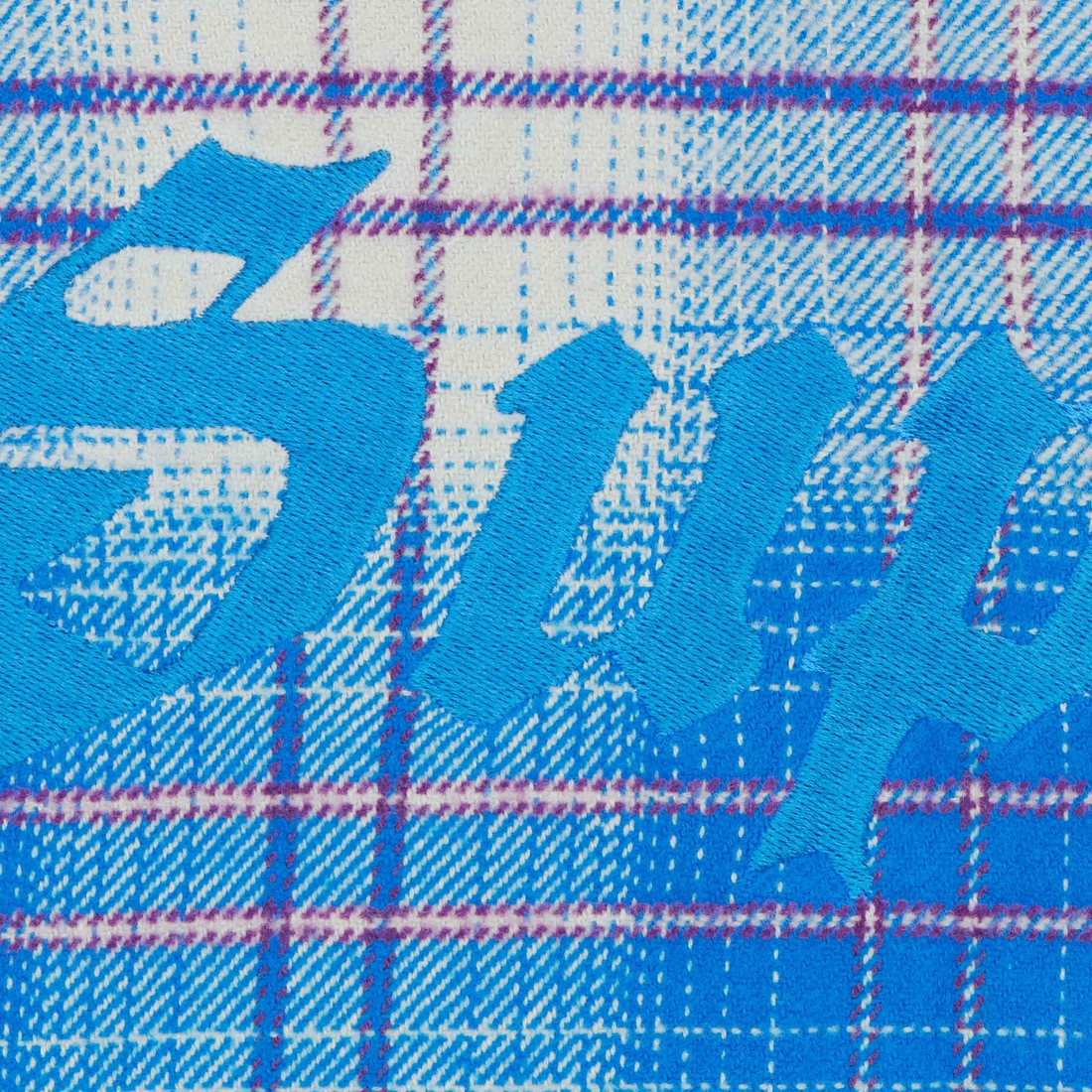 Details on Lined Flannel Snap Shirt Blue from fall winter
                                                    2023 (Price is $148)