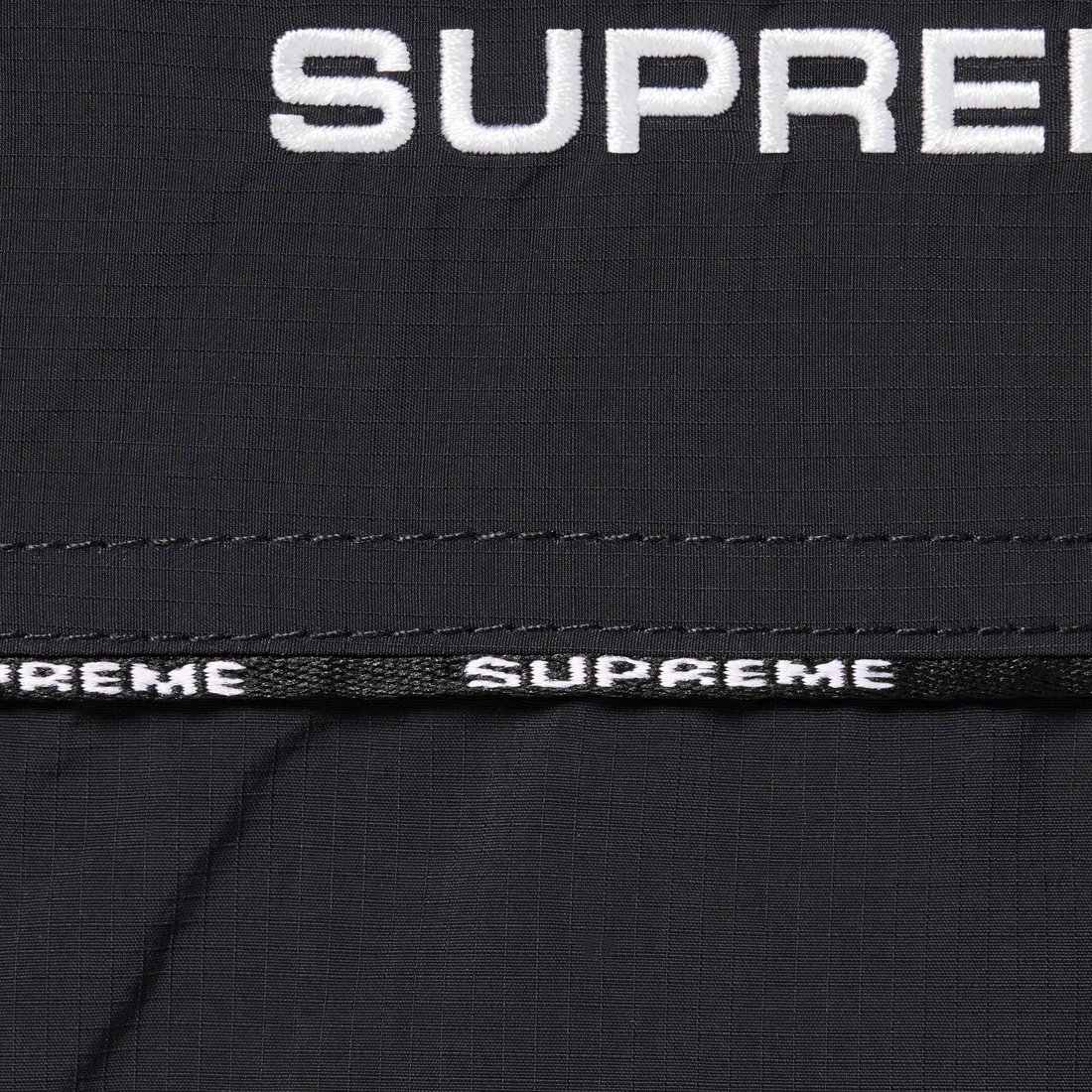 Details on Logo Piping Hooded Track Jacket Black from fall winter
                                                    2023 (Price is $178)