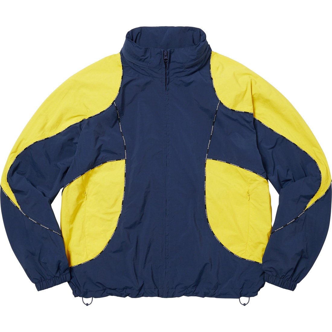 Details on Logo Piping Hooded Track Jacket Navy from fall winter
                                                    2023 (Price is $178)