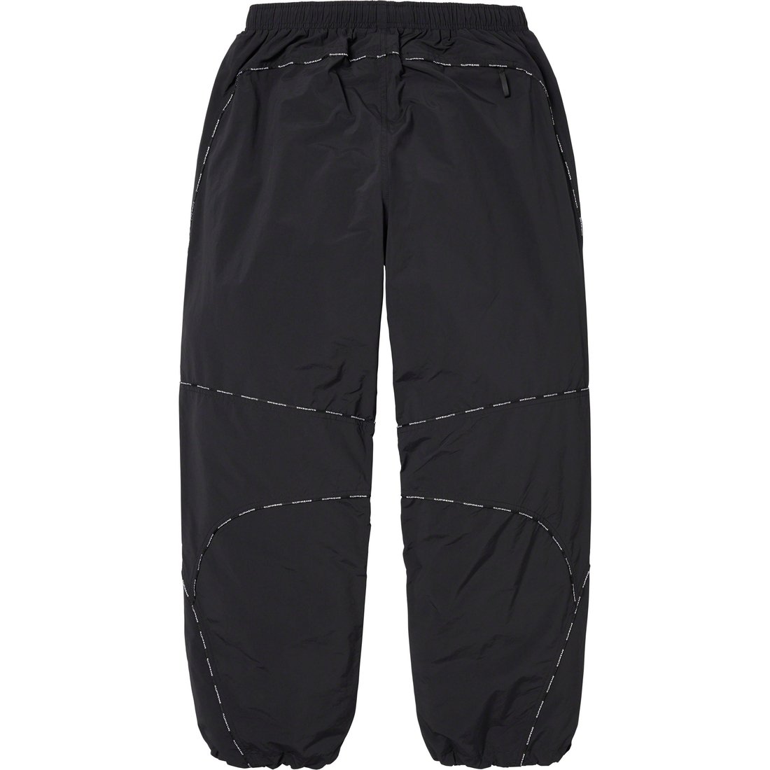 Details on Logo Piping Track Pant Black from fall winter
                                                    2023 (Price is $138)