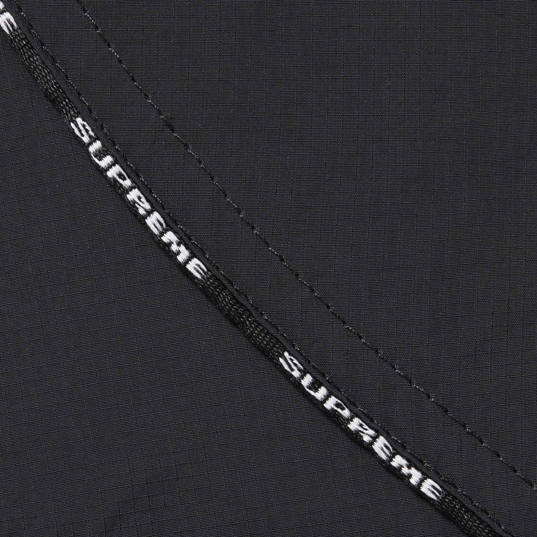 Details on Logo Piping Track Pant Black from fall winter
                                                    2023 (Price is $138)