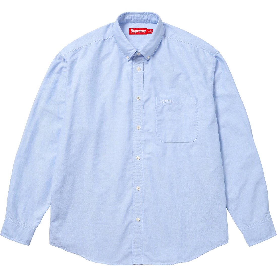 Details on Loose Fit Oxford Shirt Light Blue from fall winter
                                                    2023 (Price is $138)