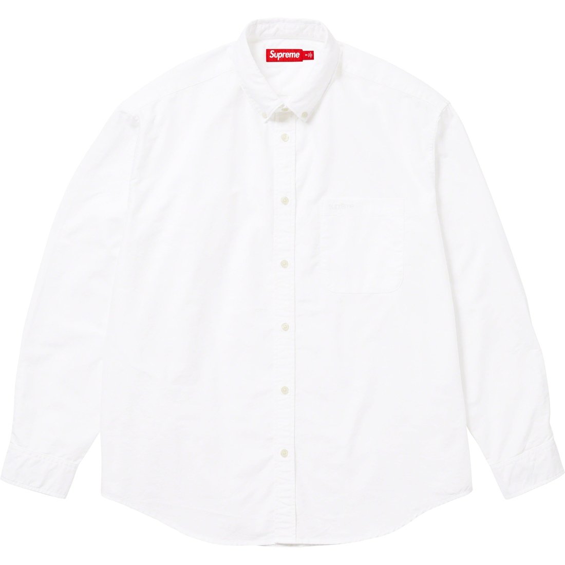 Details on Loose Fit Oxford Shirt White from fall winter
                                                    2023 (Price is $138)