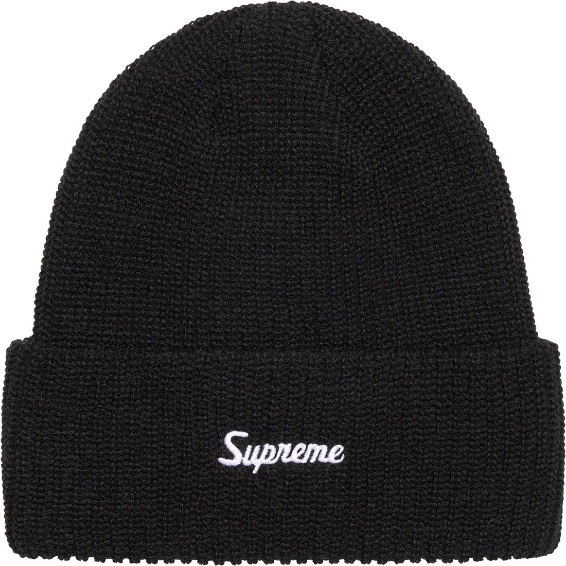 Details on Loose Gauge Beanie Black from fall winter
                                                    2023 (Price is $40)