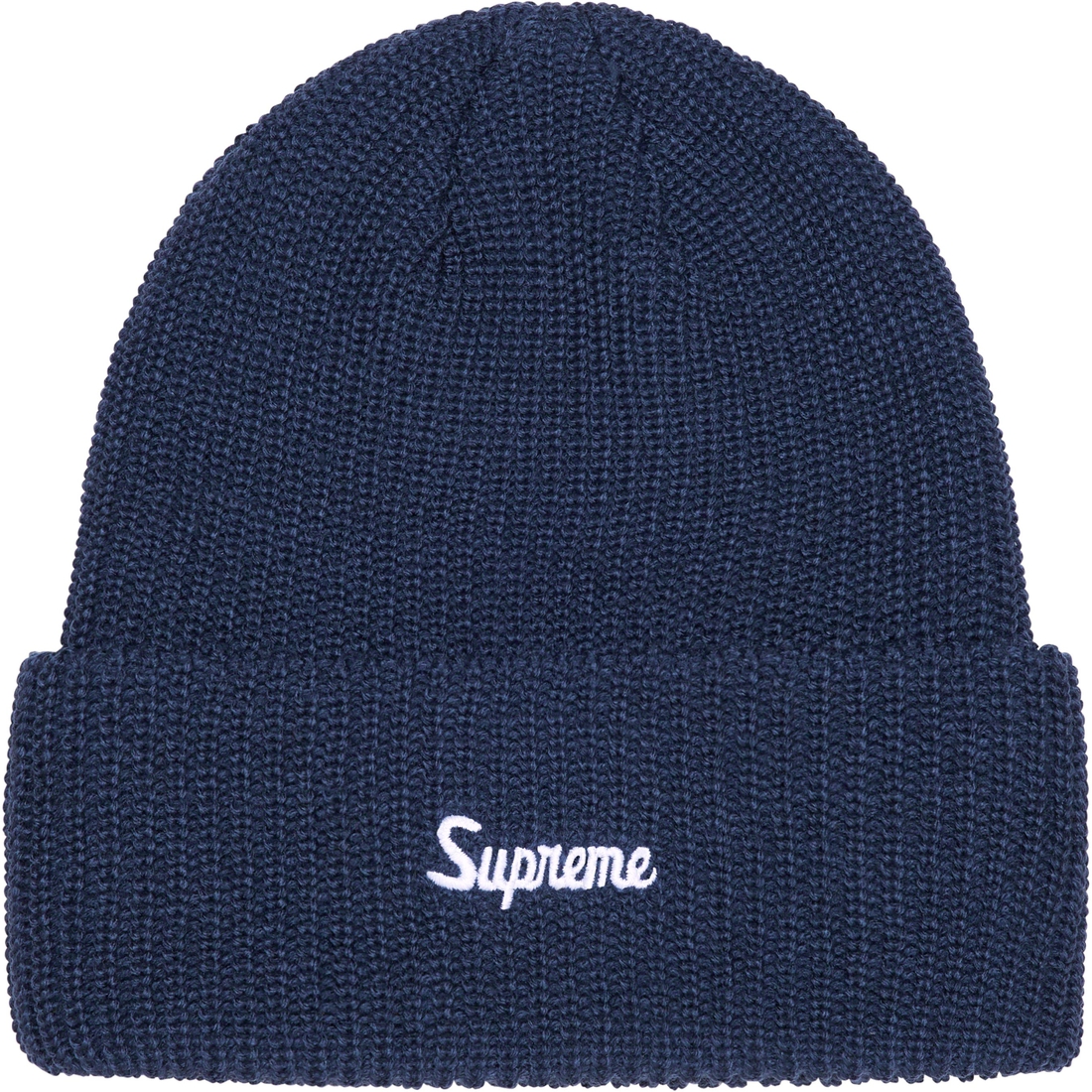 Details on Loose Gauge Beanie Dark Blue from fall winter
                                                    2023 (Price is $40)