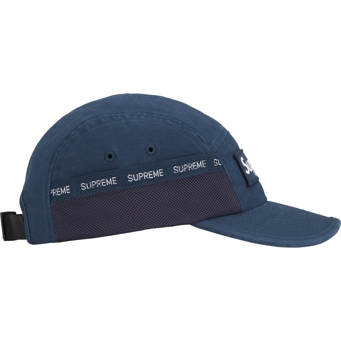 Details on Mesh Pocket Camp Cap Navy from fall winter
                                                    2023 (Price is $48)