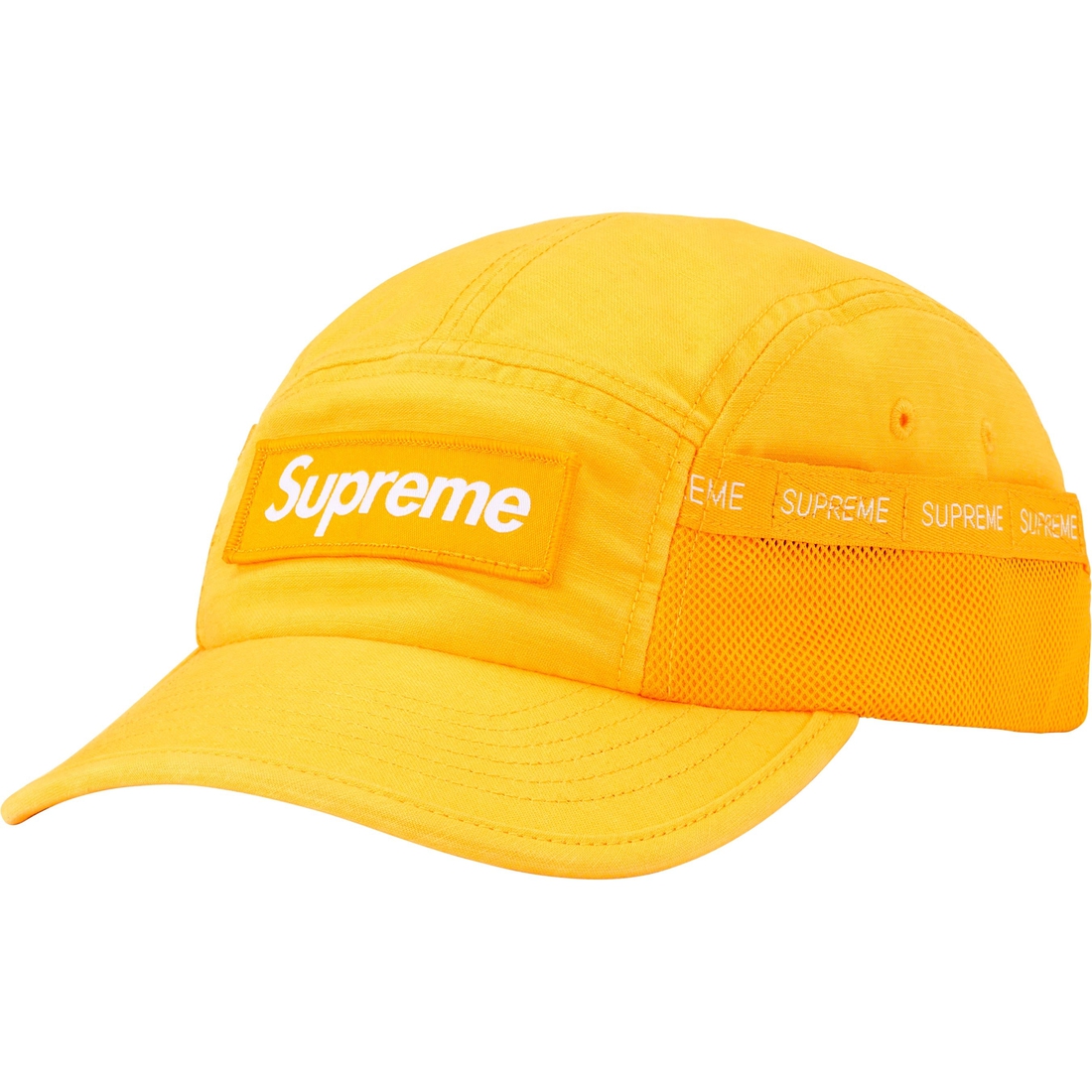 Details on Mesh Pocket Camp Cap Yellow from fall winter
                                                    2023 (Price is $48)