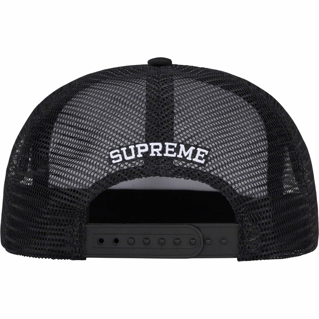 Details on Mess Mesh Back 5-Panel Black from fall winter
                                                    2023 (Price is $48)