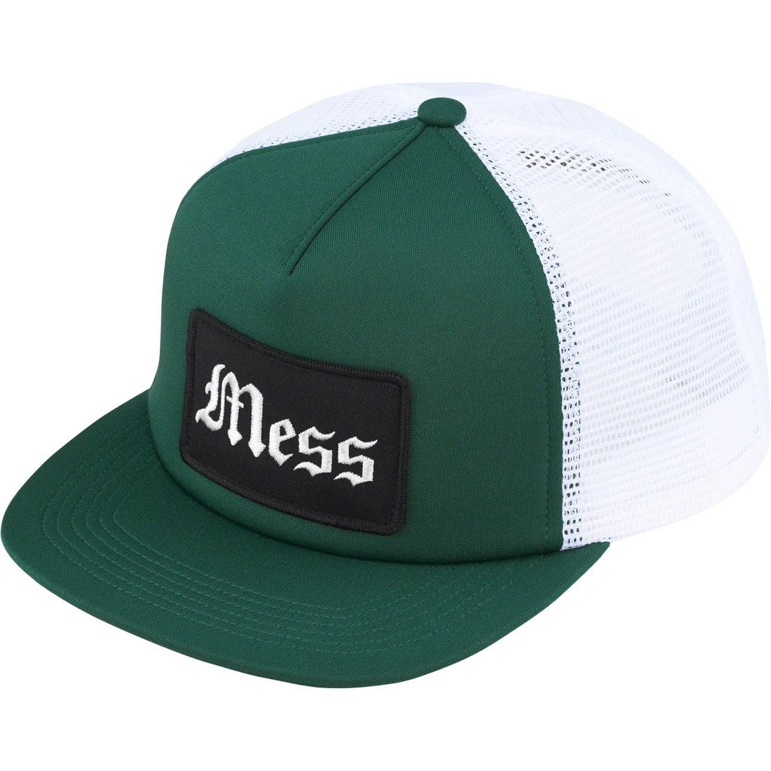 Details on Mess Mesh Back 5-Panel Green from fall winter
                                                    2023 (Price is $48)