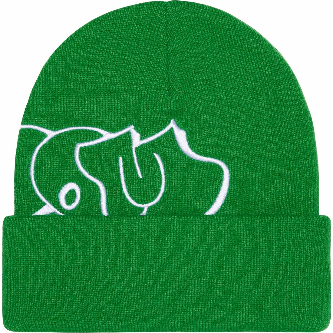 Details on MF DOOM Beanie Green from fall winter
                                                    2023 (Price is $40)