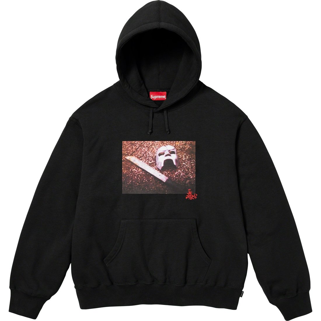 Details on MF DOOM Hooded Sweatshirt Black from fall winter
                                                    2023 (Price is $168)