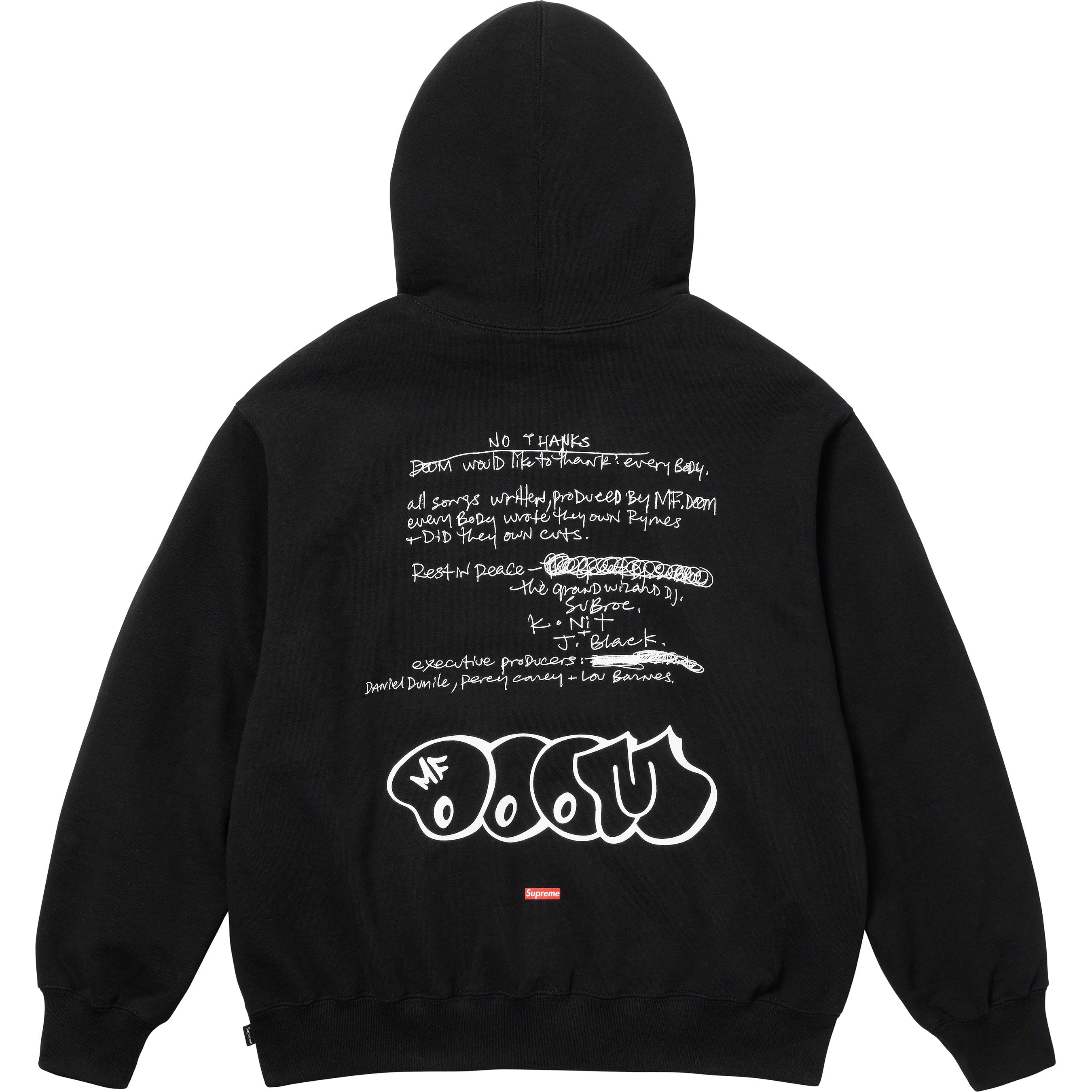 ＜専用\u003eSupreme Mf Doom Hooded Sweatshirt