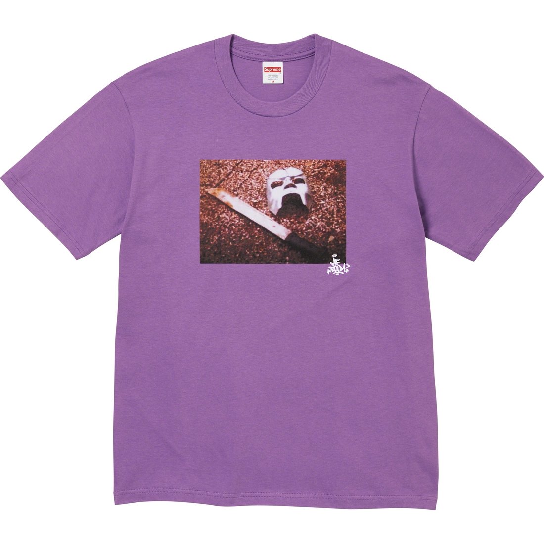 Details on MF DOOM Tee Dusty Purple from fall winter
                                                    2023 (Price is $48)