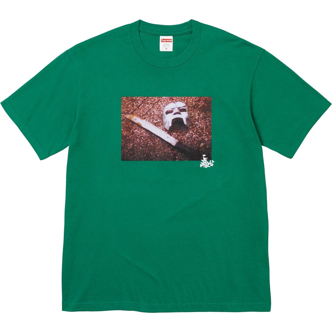 Details on MF DOOM Tee Light Pine from fall winter 2023 (Price is $48)