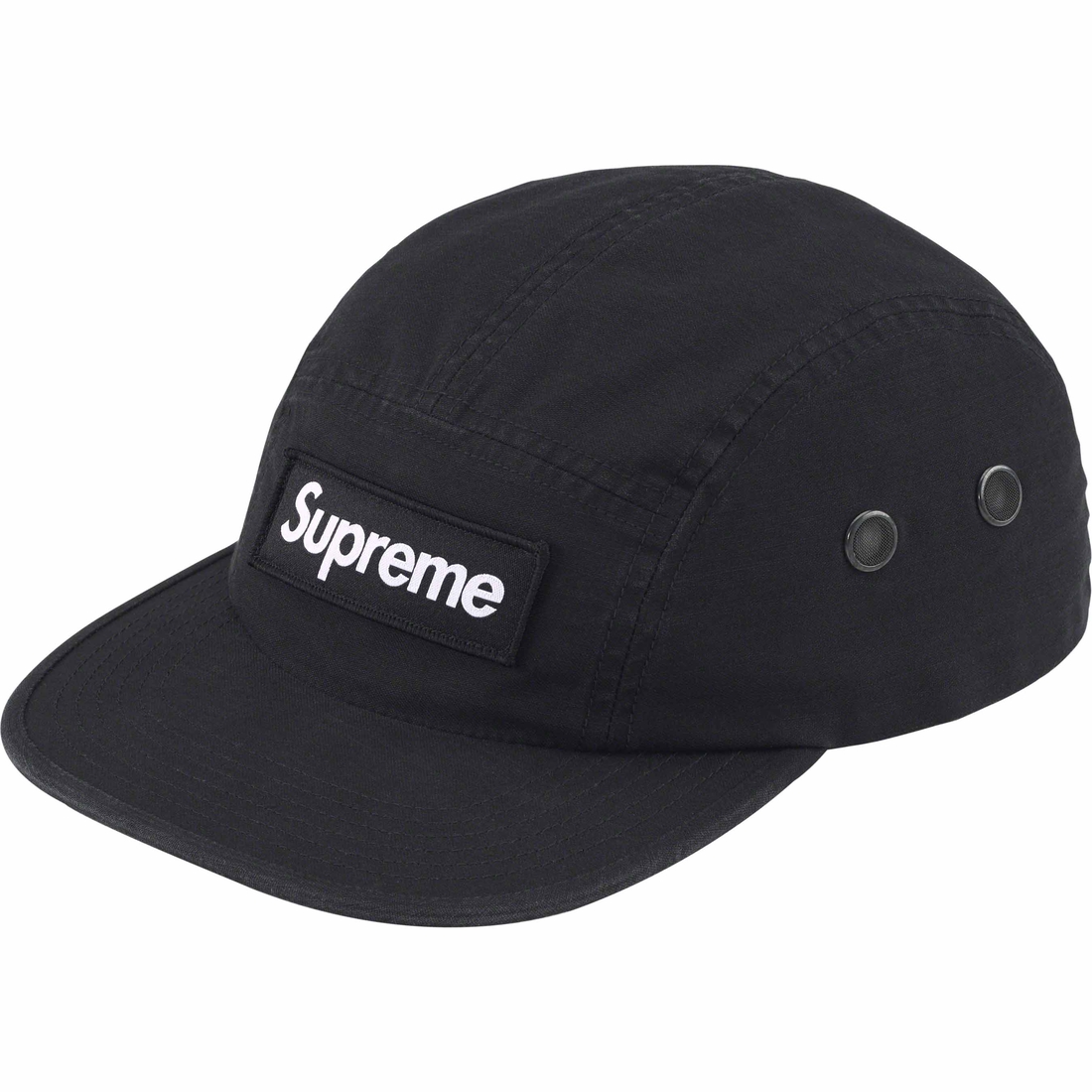 Details on Military Camp Cap Black from fall winter
                                                    2023 (Price is $48)
