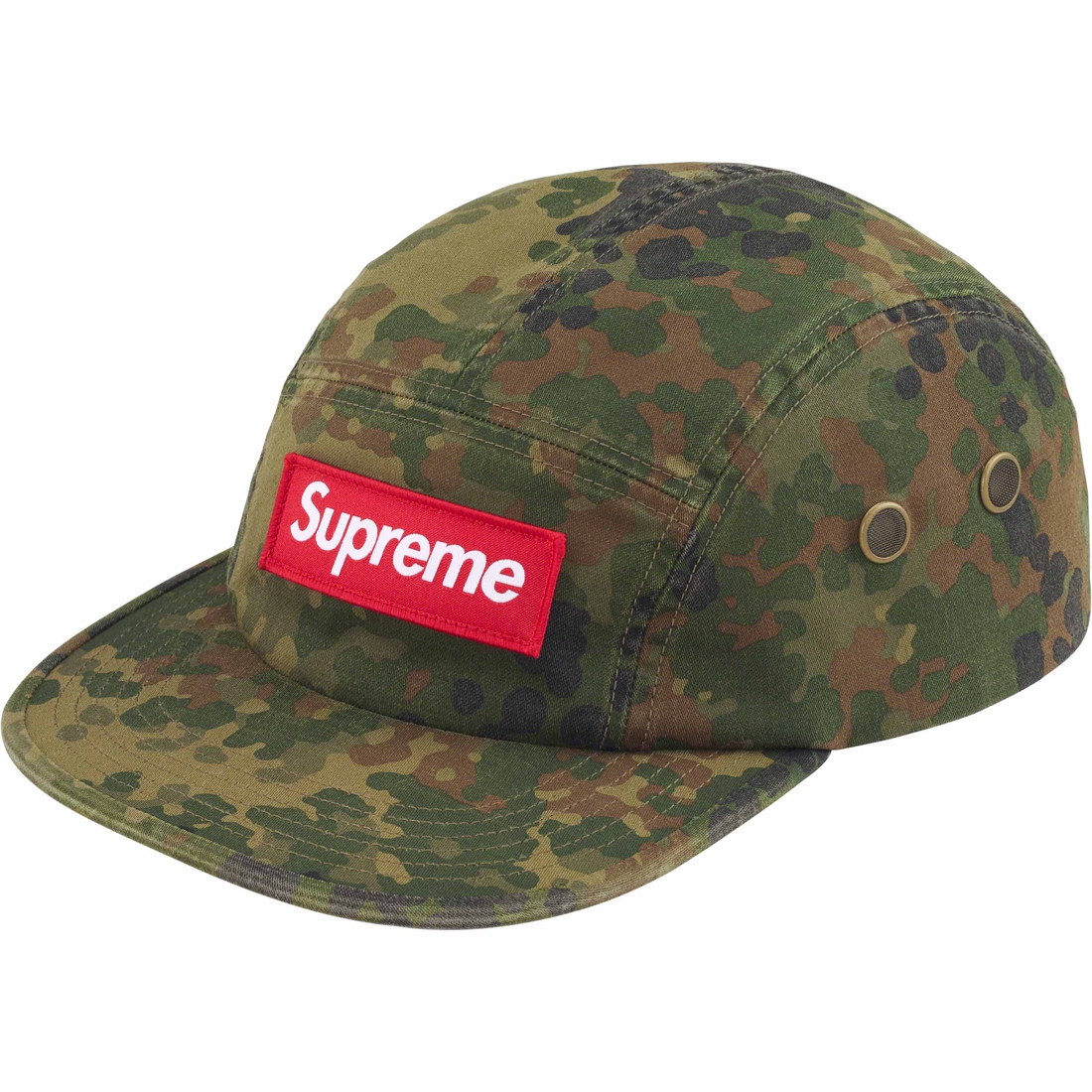 Details on Military Camp Cap Flecktarn Camo from fall winter
                                                    2023 (Price is $48)