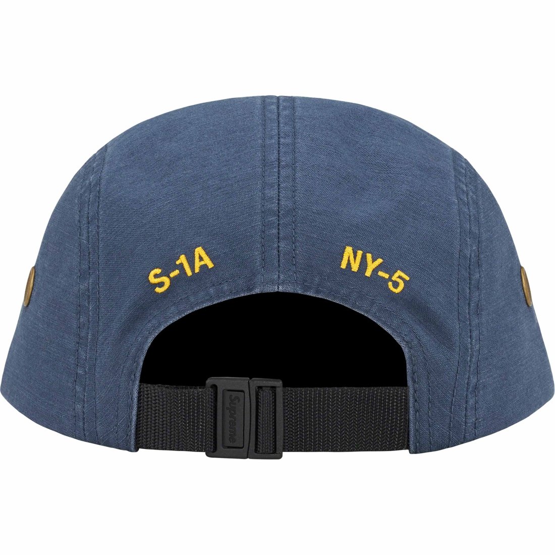 Details on Military Camp Cap Navy from fall winter
                                                    2023 (Price is $48)