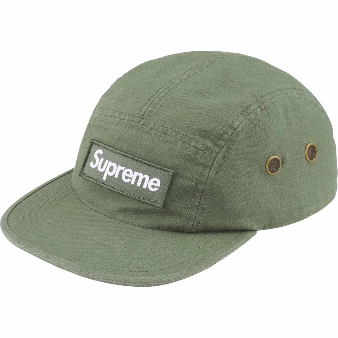 Details on Military Camp Cap Olive from fall winter
                                                    2023 (Price is $48)