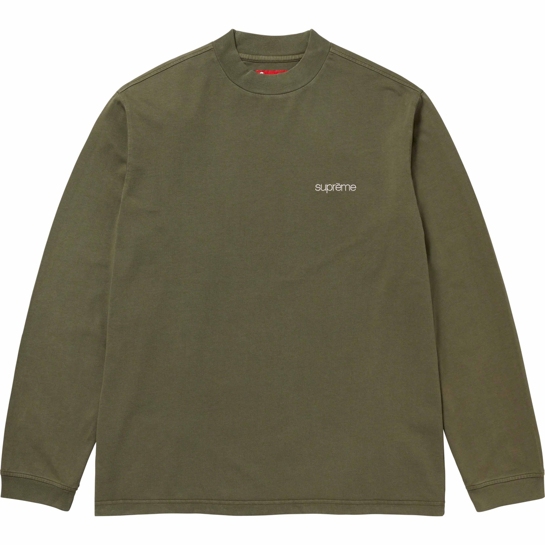 Details on Mock Neck L S Top Olive from fall winter
                                                    2023 (Price is $78)