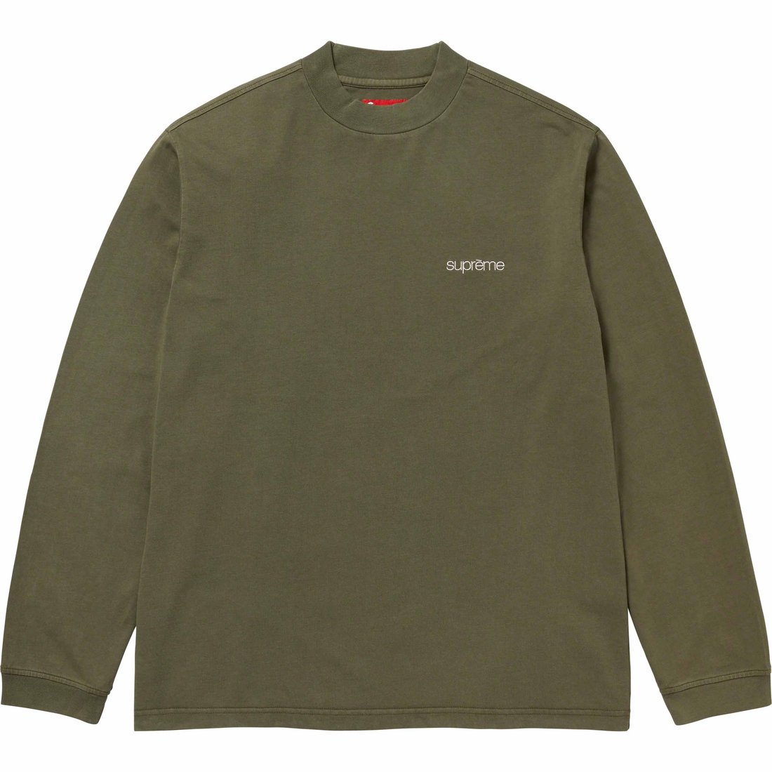 Details on Mock Neck L S Top Olive from fall winter
                                                    2023 (Price is $78)