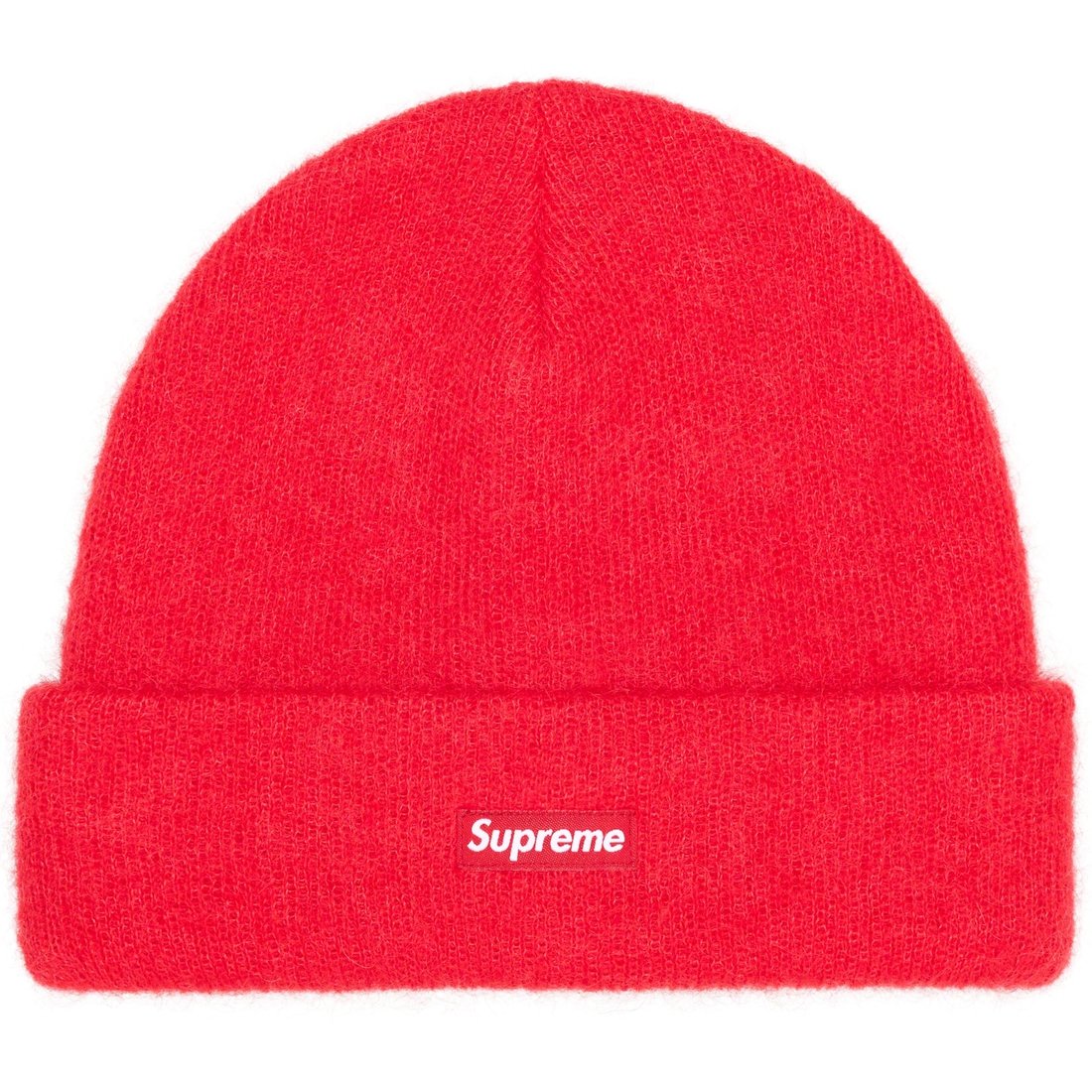 Supreme Mohair Beanie (FW23) - Bright Red - $44
