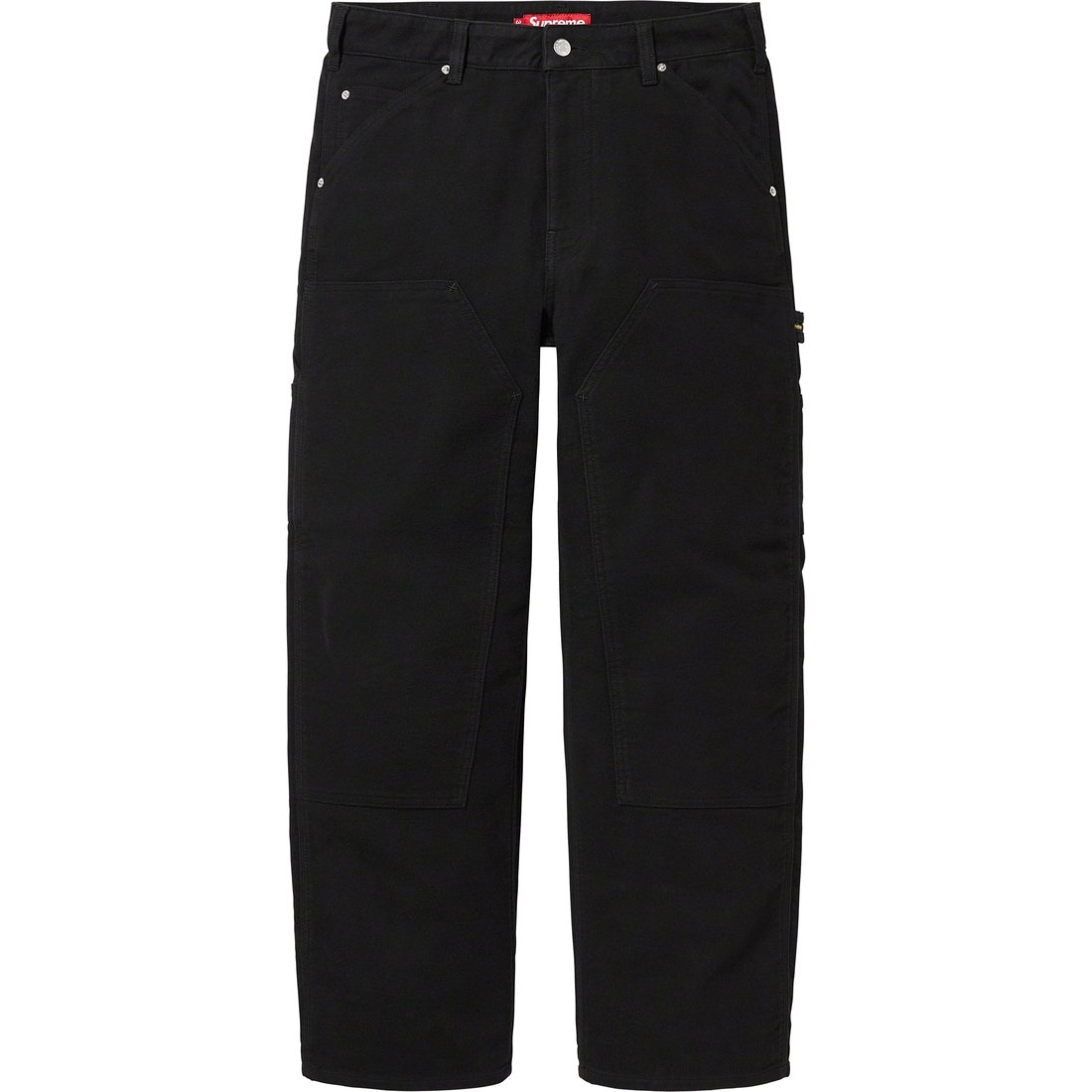 Details on Moleskin Double Knee Painter Pant Black from fall winter
                                                    2023 (Price is $198)