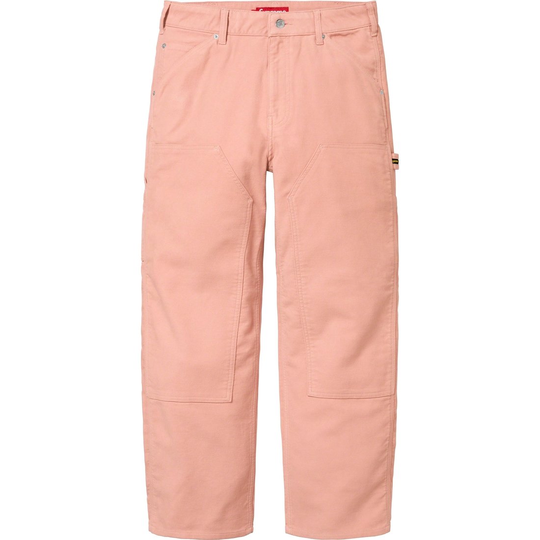 Details on Moleskin Double Knee Painter Pant Dusty Pink from fall winter
                                                    2023 (Price is $198)