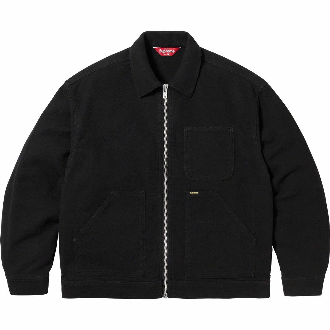 Details on Moleskin Work Jacket Black from fall winter
                                                    2023 (Price is $228)