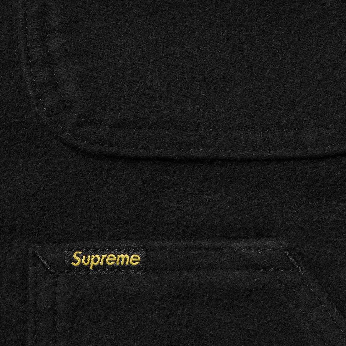 Details on Moleskin Work Jacket Black from fall winter
                                                    2023 (Price is $228)