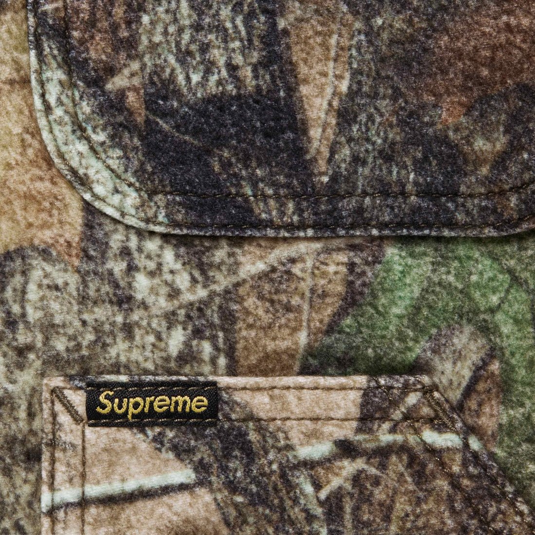 Details on Moleskin Work Jacket Camo from fall winter
                                                    2023 (Price is $228)