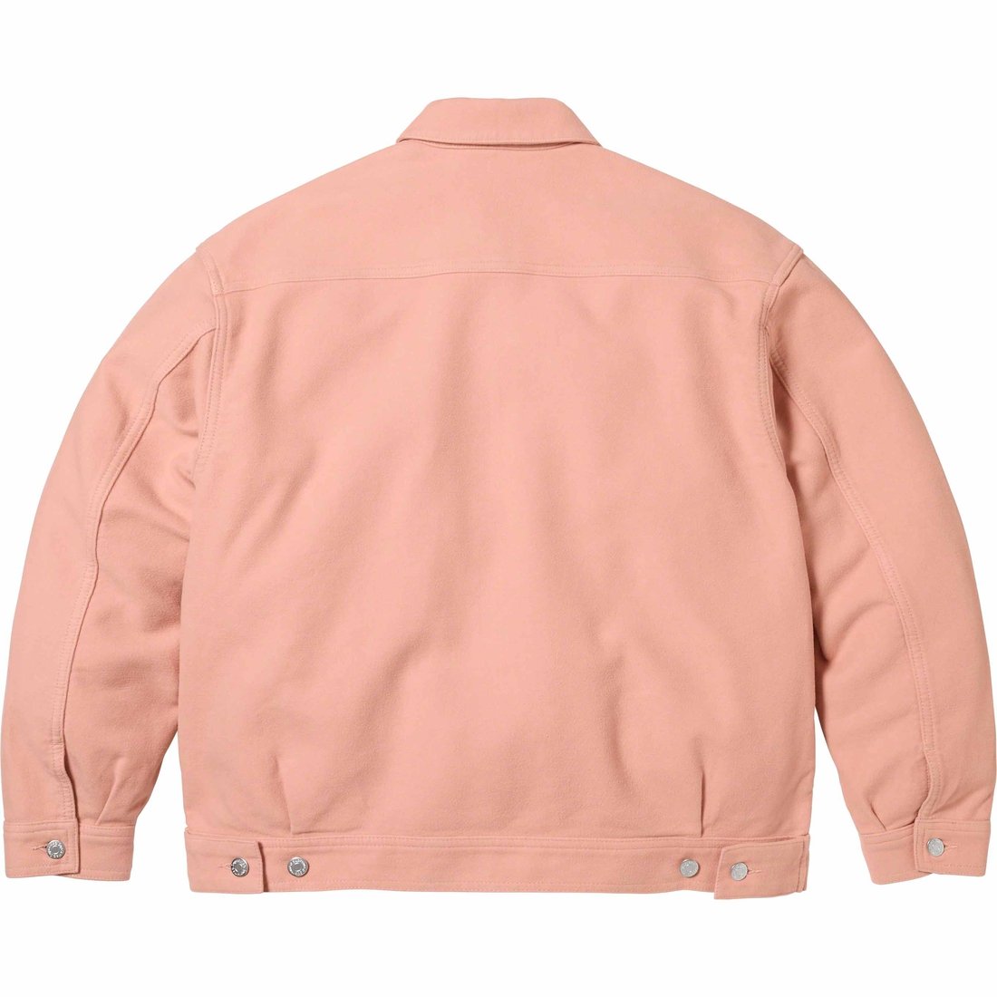 Details on Moleskin Work Jacket Dusty Pink from fall winter
                                                    2023 (Price is $228)