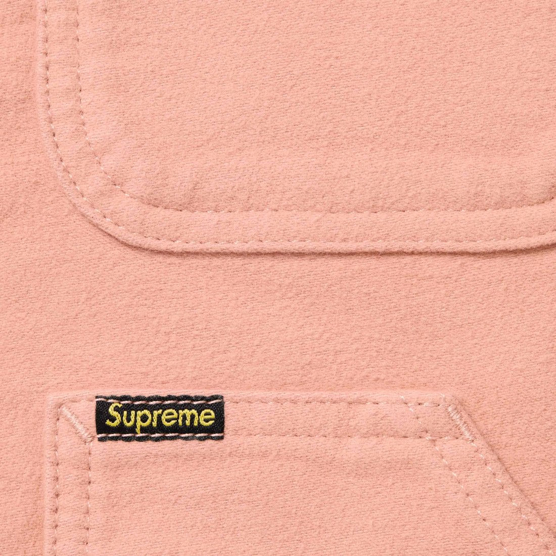 Details on Moleskin Work Jacket Dusty Pink from fall winter
                                                    2023 (Price is $228)