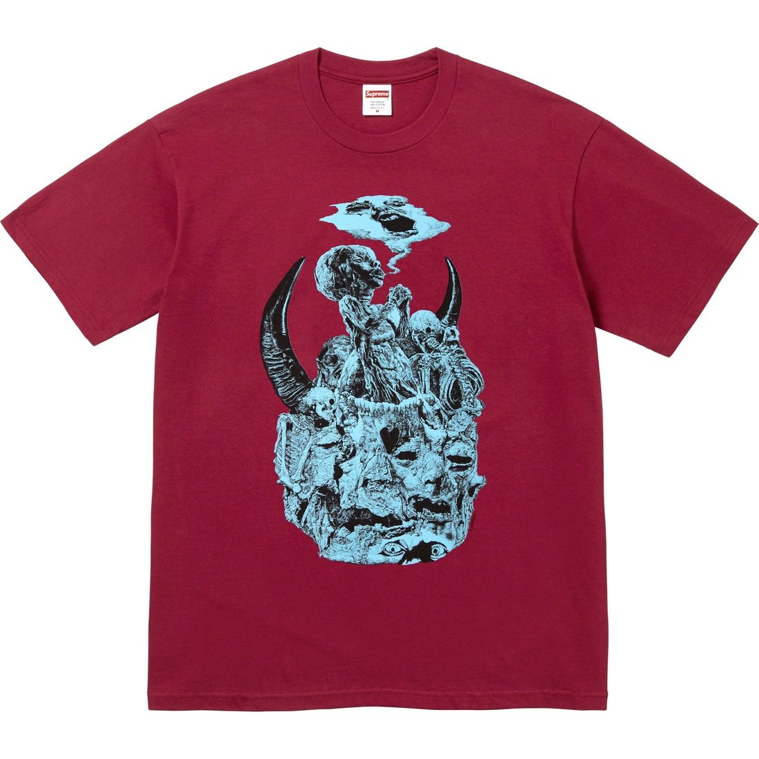 Supreme Mutants Tee (FW23) - Cardinal - $40