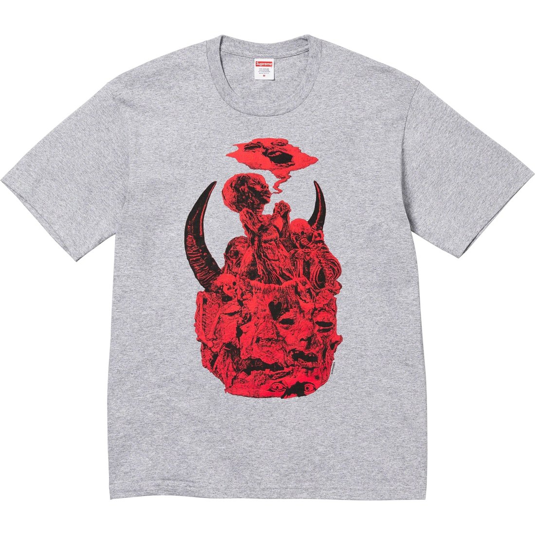 Supreme Mutants Tee (FW23) - Heather Grey - $40