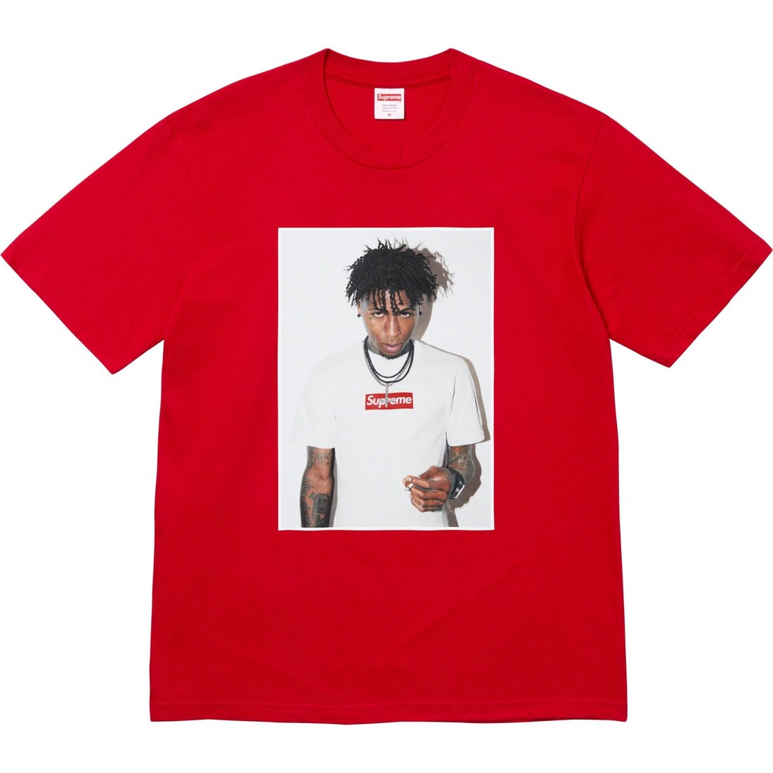 Details on NBA Youngboy Tee Red from fall winter
                                                    2023 (Price is $54)
