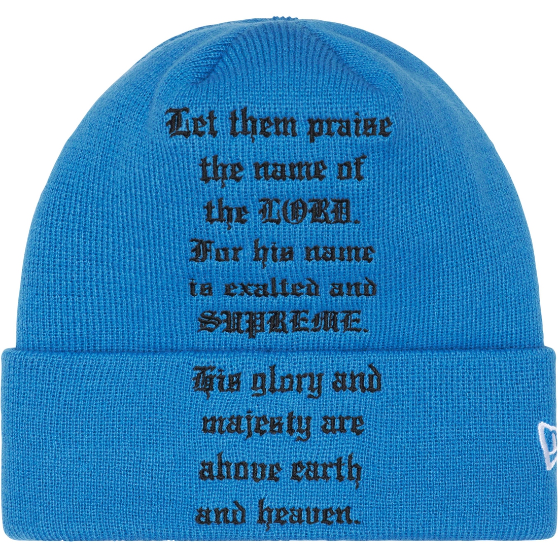 Details on New Era Psalm Beanie Light Slate from fall winter
                                                    2023 (Price is $40)