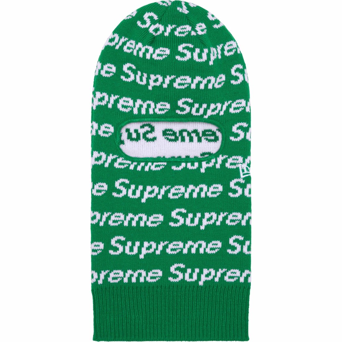 Supreme New Era Repeat Balaclava (FW23) - Green - $60