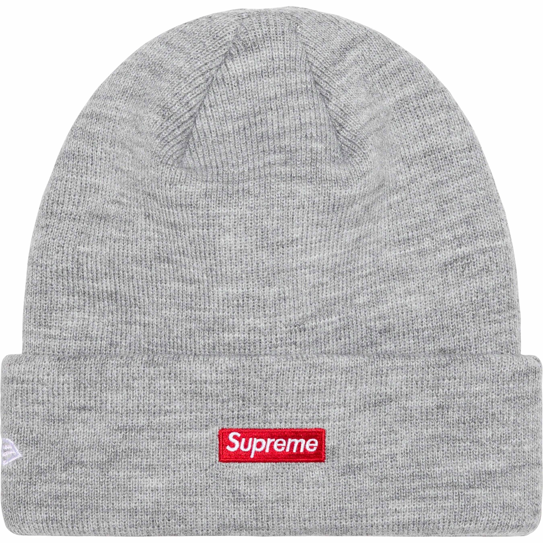 Details on New Era S Logo Beanie Heather Grey from fall winter 2023 (Price is $40)