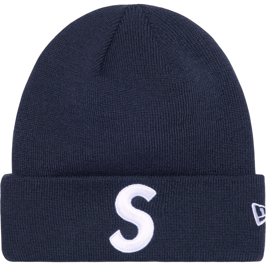 Details on New Era S Logo Beanie Navy from fall winter
                                                    2023 (Price is $40)