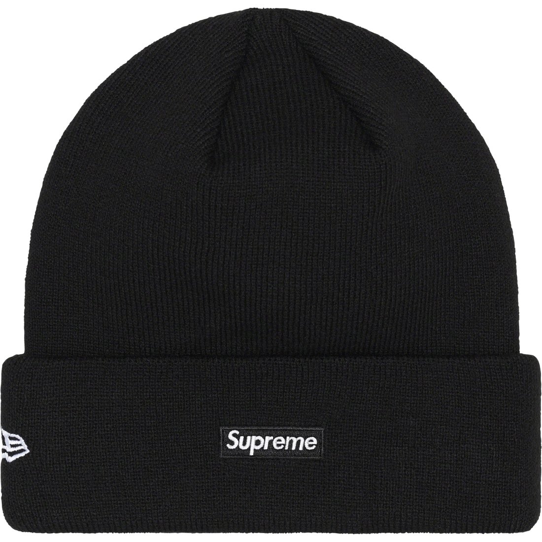 Details on New Era Varsity Beanie Black from fall winter
                                                    2023 (Price is $40)